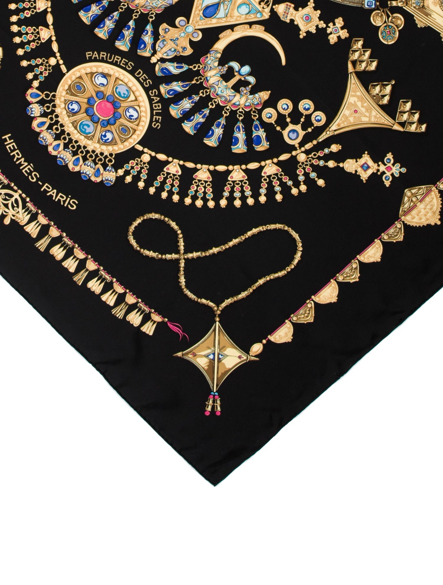 Hermès Parures Des Sables Silk Scarf